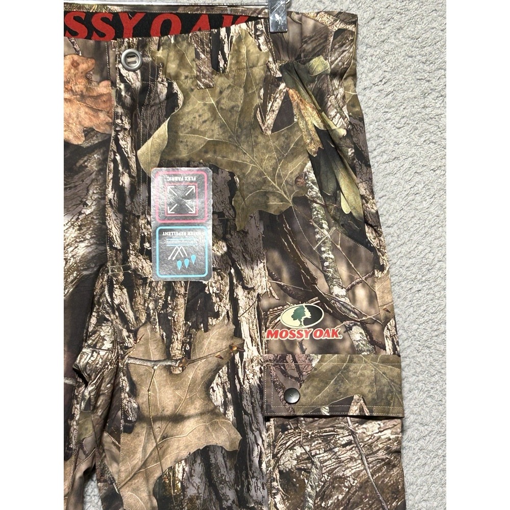 Mens Mossy Oak Break Up Country Camouflage Cargo Baggy Pants Size M 37X32.5 NWT - Picture 3 of 16